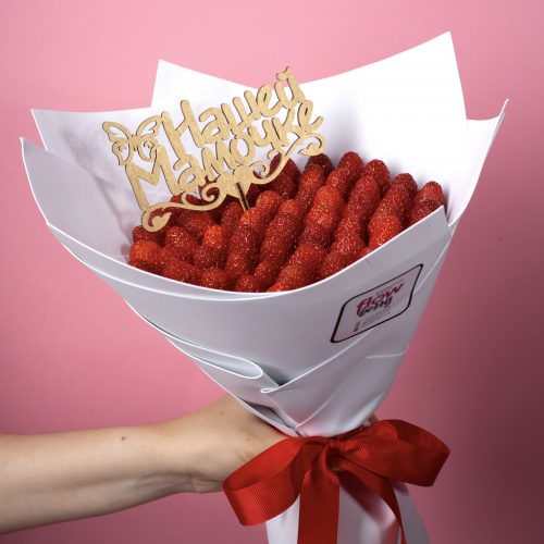 Букет клубники "Бархат"