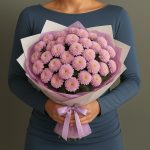 Хризантемы сиреневые