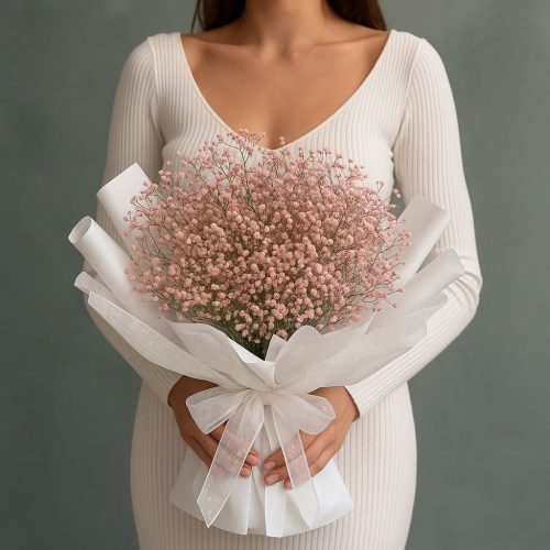 Букет Гипсофил с доставкой «Нежное облако»