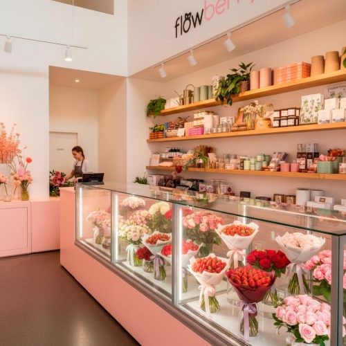 Витрина бутика «FlowBerry»